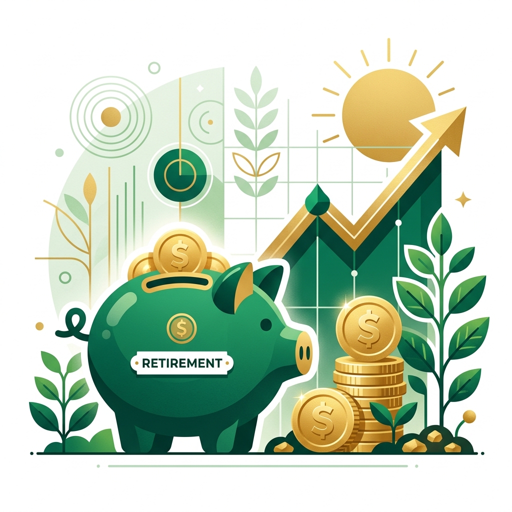 Retirement growth graph